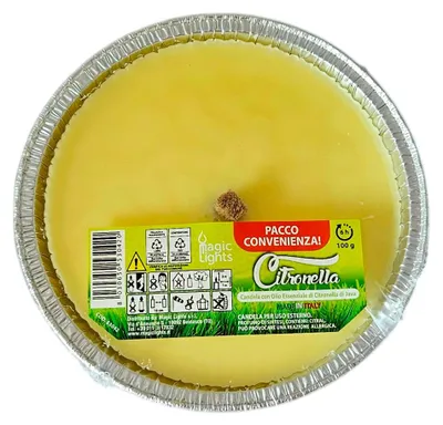 Image de Bougie à La Citronnelle Pour Extérieur ø14 Cm, 3 Unités