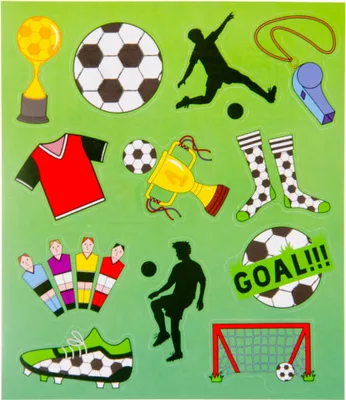 Produktbild von Duckiez-Aufkleberbogen Fußball