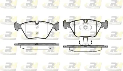Produktbild von ROADHOUSE Bremsbeläge Satz Vorne Bremsklötze für BMW 3 Limousine (E46) 2963.00