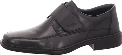 Produktbild von Rieker Herren Slipper Halbschuh mit Weite H und Klett für extra Komfort B0853, Größe:42 EU, Farbe:Schwarz