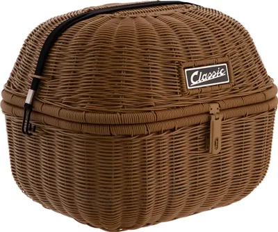 Obrázek produktu pro Zavazadlový koš SIP Style Classic 360 x 320 x 280 mm, kov / hnědá umělá kůže