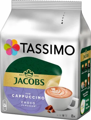 Produktbild von Tassimo Jacobs Cappuccino Choco | 8 T Discs, Kaffeekapseln