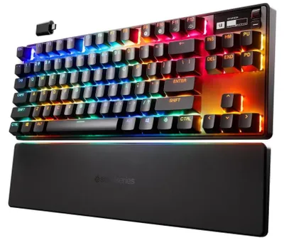 Image de Clavier de jeu sans fil SteelSeries Apex Pro, disposition QWERTY américaine