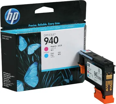 Produktbild von HP 940 Magenta and Cyan Original Printhead, Cyan, Magenta, 1 Stück(e)