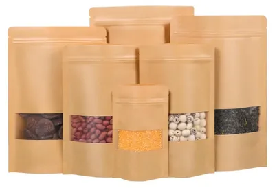 Produktbild von Verpackungsbeutel mit Sichtfenster für Lebensmittel – 100 Stück, 10x15 cm
