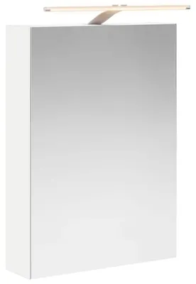 Produktbild von Badezimmerspiegelschrank Weiß 50 x 14,5 x 70 cm Holzwerkstoff