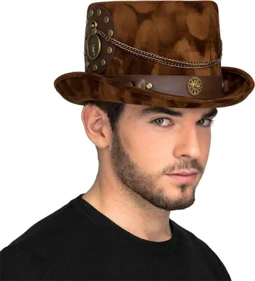 Produktbild von Mom Steampunk Hut Braun  Braun One Size