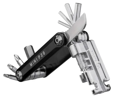 Produktbild von Topeak Mini P20 Multitool, 20 Funktionen, Fahrrad Reparatur Werkzeug