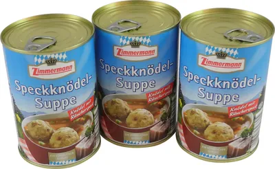Produktbild von Speckknödel - Suppe 3er Pack (3 Dosen à 400 ml)