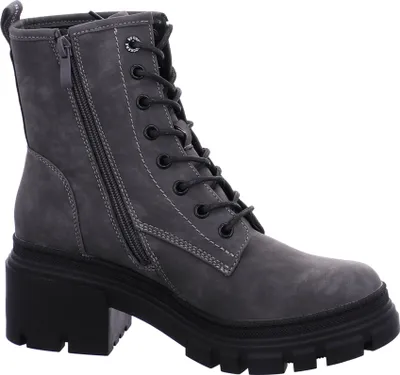 Imagen del producto de Dockers by Gerli: Zapatos de mujer, botines con cordones, color gris, para uso casual