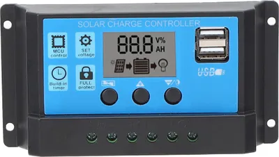 Produktbild von Solar-Laderegler LCD Dual USB PWM Cell Panel Regler mit Last automatische Identifizierung 12V 24V30A