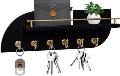 Produktbild von Stillegeschirmt Wandorganizer mit Haken und Aufbewahrungsraum für Eingangsbereich
