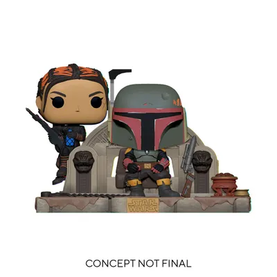 Produktbild von Funko POP! Moment: Mandalorian - Boba Fett & Fennec Shand