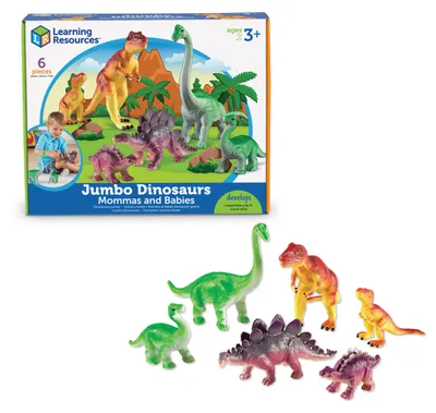 Produktbild von Learning Resources Dinosaurier Spielzeug - pädagogisches und buntes Dino Set