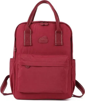 Produktbild von Gudika Uni Rucksack - Wasserfest - Laptopfach - Große Schul- und Arbeitstasche - Rot
