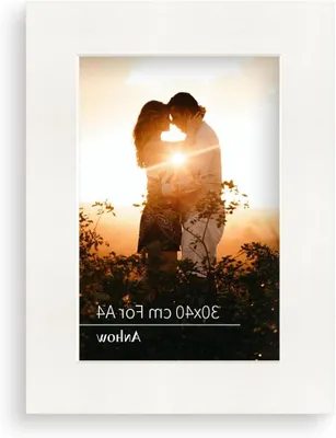 Productafbeelding van Passepartout - Fotolijstmat - Foto Inlijsten - Zuurvrij Bestand - 30x40 cm - Beige