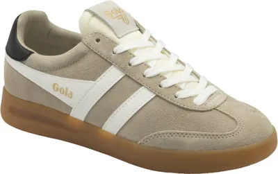 Produktbild von Gola Cyclone Sneaker aus Leder mit transparenter Gummisohle Elfenbein/Off-White
