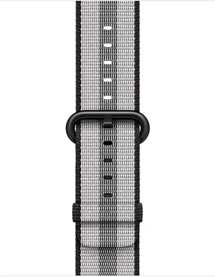Produktbild von Apple MQVG2ZM/A, Band, Smartwatch, Schwarz, Grau, Apple, Watch 38mm, Nylon