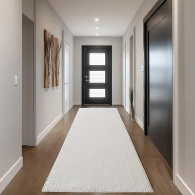 Image de Homebyhome Tapis Salon Uni Bouclé Boucles Style Scandinave Résistant Ultra Doux pour Chambre à Coucher, Taille: 80x250 cm