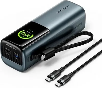 Produktbild von Powerbank Vention Powerhive 20000mAh 165W + Kabel