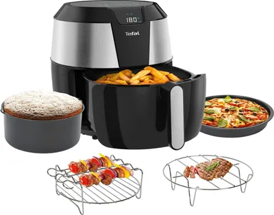 Produktbild von Tefal Easy Fry XXL Heißluftfritteuse EY701D, Heißluftfritteuse, 5,6 l, 1,6 kg, 80 °C, 200 °C, 8 Person(en)