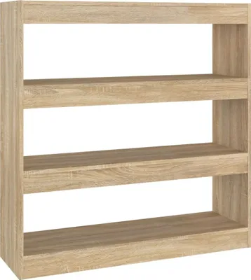 Zdjęcie produktu dla vidaXL Regał/przegroda do pokoju dąb sonoma 100x30x103 cm