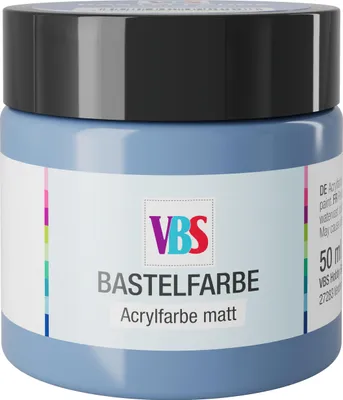 Produktbild von VBS Bastelfarbe, 50 ml Lavendelblau