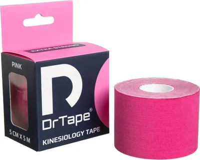 Zdjęcie produktu dla Taśma do kinesiology tapingu sportowo-korekcyjna 5 cm x 5 m DrTape Kinesiology Tape Rożowy 5cm x 5m