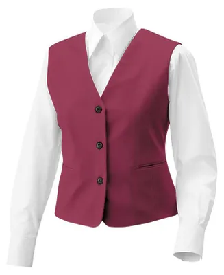 Produktbild von Damen Weste Gillette bordeaux, 2XL : 2XL : bordeaux : 65% Polyester 35% Baumwolle