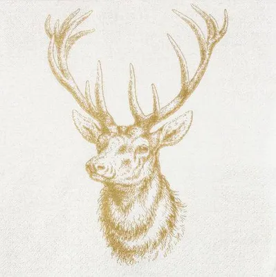 Produktbild von 20 Servietten Classic Deer 33x33cm