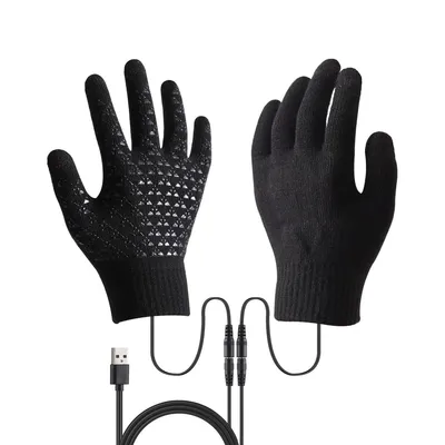Produktbild von Beheizte Handschuhe Elektrische USB Thermo Heizhandschuhe Touchscreen Ski Winter
