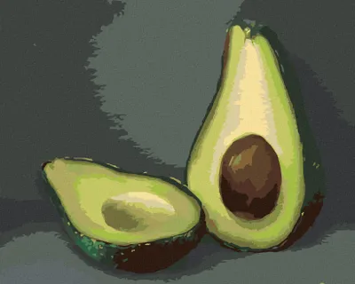 Immagine prodotto di Zuty - Dipingere con i numeri - AVOCADO 4 (MYROSLAVA VOLOSCHUK), 40x50 cm, senza cornice e senza tela tesa