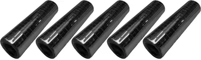 Produktbild von 5 Rollen Papier Luftschlangen schwarz metallic