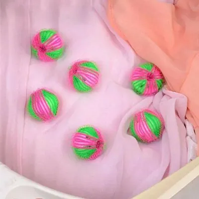 Produktbild von Antistatische pluizenbollen/wasbälle mit 18 Stück, 3,5 cm, für Haar und Fussel enthaaren
