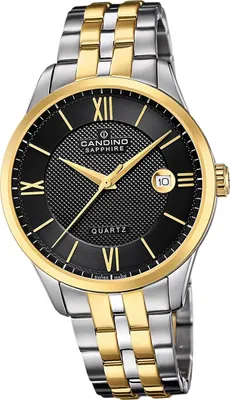 Produktbild von Candino Herren Uhr Analog Casual Edelstahl Armbanduhr Classic silber gold D2UC4706/C