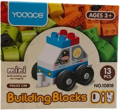 Obrázek produktu pro Dětská stavebnice Policie 13 dílků. DIY.
