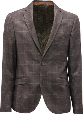 Zdjęcie produktu dla 0297AU ETRO męski garnitur wełna/jedwab w kratę glen