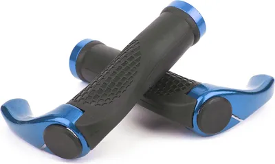 Obrázok produktu pre Lebar Grip, kryt riadidiel Cestné bicykle Horský bicykel Zámok Ergonomické bicyklové rukoväte Modré rukoväte Čierna modrá červená na súprave (modrá)