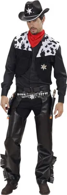 Produktbild von Cowboy Kostüm Rodeo Herren M