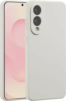Produktbild von Accezz Liquid Silikoncase mit MagSafe Samsung Galaxy S25 Edge - Stone