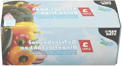Productafbeelding van Diepvrieszakken 3 liter - Transparante Vrieszakken voor Voedsel