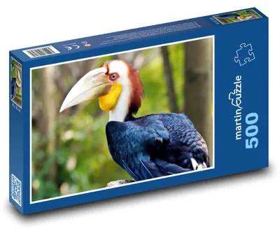 Produktbild von martinpuzzle - Puzzle 500 Teile - Doppelkornvogel