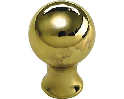 Produktbild von Hettich Möbelknopf Zinkdruckguss gold Ø 20,0 mm - 1 Stück