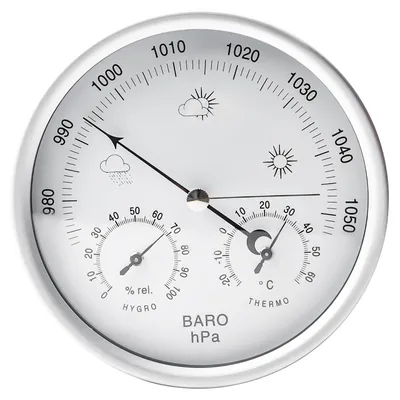 Productafbeelding van Analoge weerstation: 3-in-1 barometer hygrometer & thermometer