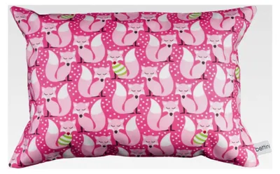 Produktbild von Kuschelkissen Fuchs rosa pink weiß bunt - 30 cm x 20 cm