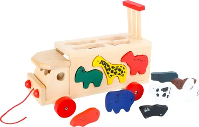 Produktbild von Steckspiel Zoowagen mit Tieren