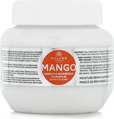Produktbild von Kallos Mango Moisture Repair Hair Mask 275 ml