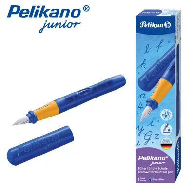 Produktbild von Pelikan Pelikano Junior, Blau, Blau, Kursiv nib, 1 Stück(e)