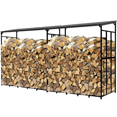 Obrázok produktu pre Vonkajší stojan na palivové drevo, robustná oceľ, vysoká nosnosť 300 kg
