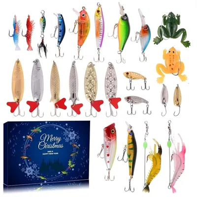 Angel-Adventskalender 2025 – 24 Köder für Angler